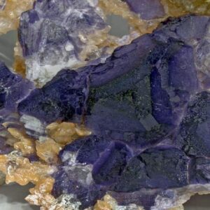 Fluorite with Calcite