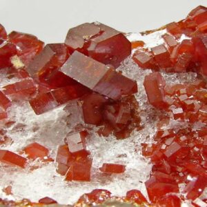 Vanadinite with Barite and Gypsum